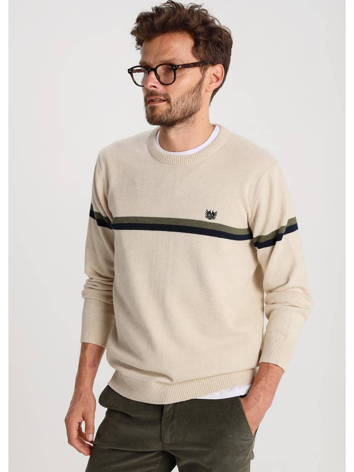 PAUSANT SHOP ONLINE - Venta al por mayor Jersey de punto - Hombre - BENDORFF - Jersey Franjas