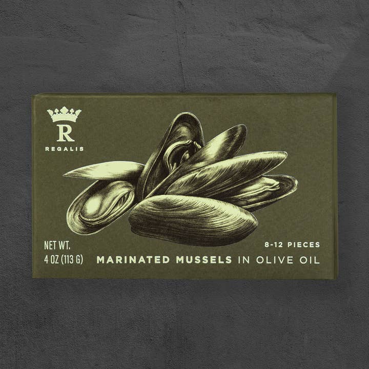 Regalis Foods - Wholesale Fish/Seafood - Regalis Conservas, Marinated Mussels, 12/113g0
