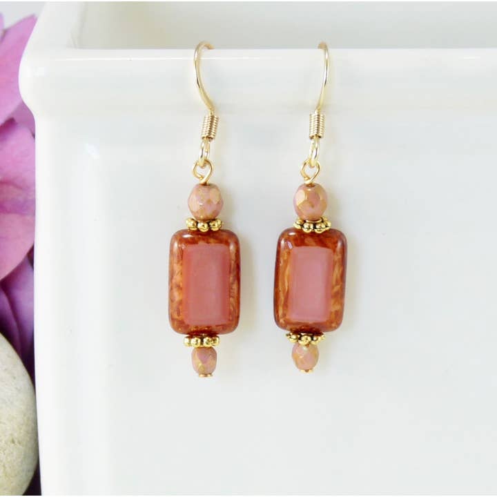 Marlene VanBeek Jewelry - Wholesale Dangle Earrings - Rectangle Earrings - 11 Colors