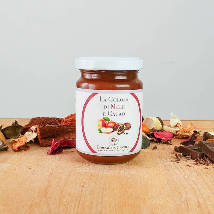 APPLE AND COCOA “DELICIOUS” JAM for wholesale by Compagnia Gentile