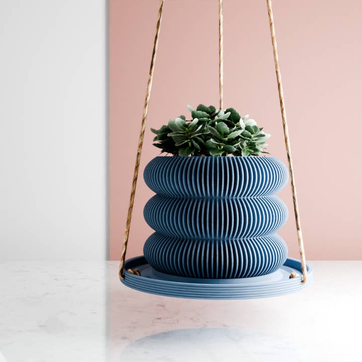Modernized Pottery - Wholesale Hanging Planter - Hanging Plant Pot Tray | PUDDLE