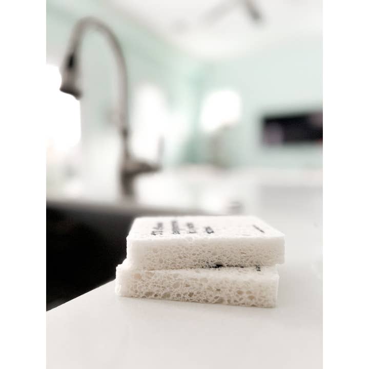 Wine Wash Co. - Wholesale Cleaning Sponge - Biodegradable Pop-Up Sponge - Clean for Bubbles