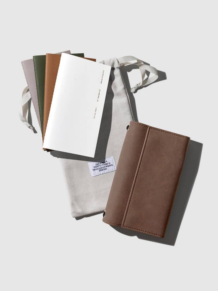 Reisset Navulbaar Notitieboek Set | Pocket Plus voor wholesale door Cloth & Paper