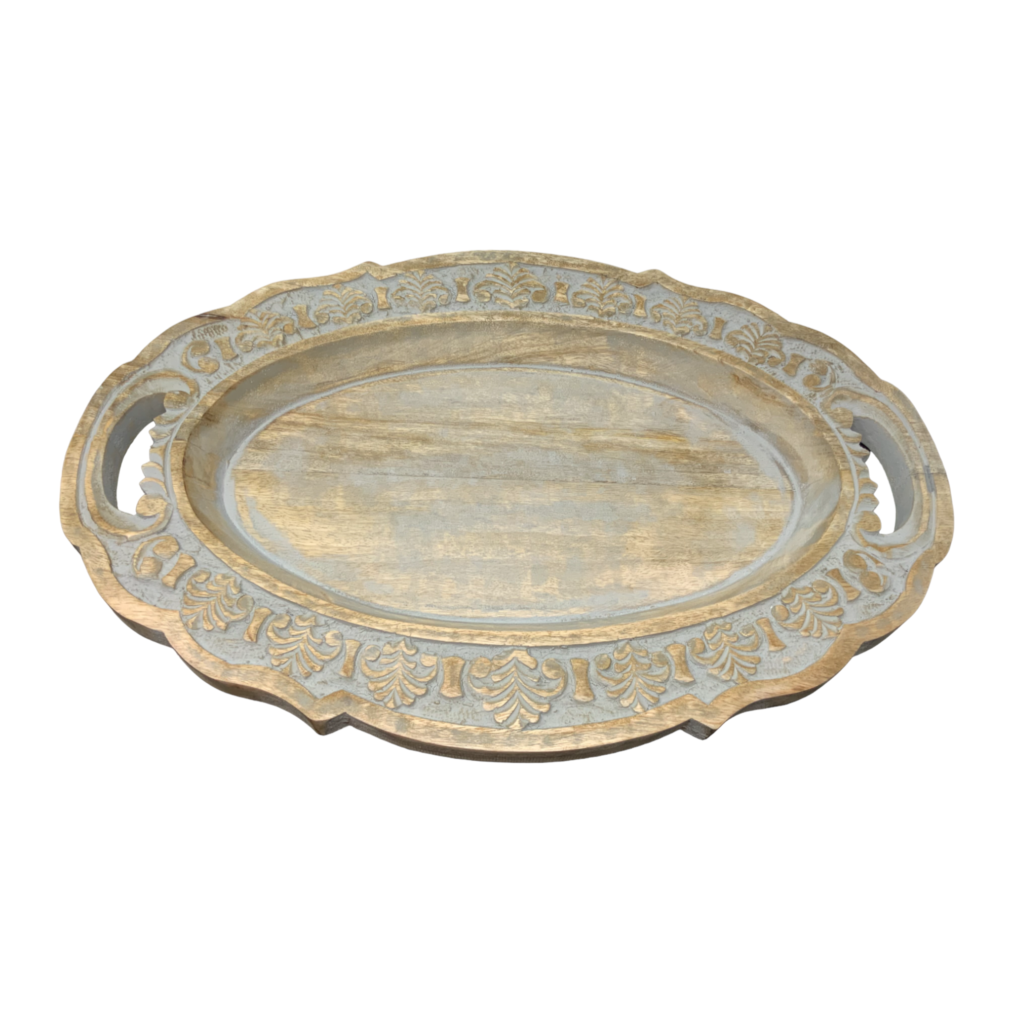 Wilco Home – Engroshandel Pyntebakke – Håndskåret massivt mangotræ Boutique-bakke14