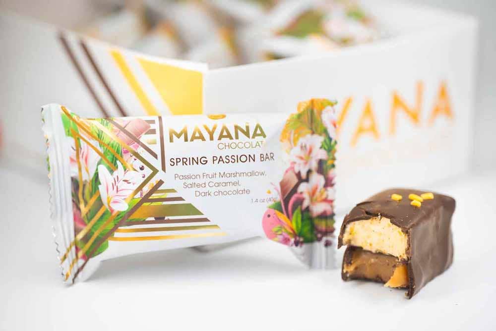Pops Distro Inc - Wholesale Chocolate Bar - Mayana Spring Passion Mini Bar Box of 10 (40g)0