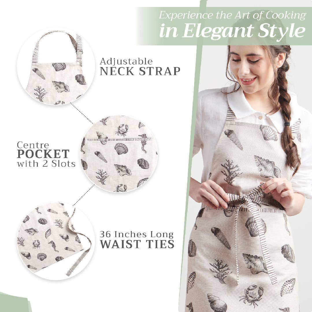 Maison d'Hermine - Design in Every Thread - Wholesale Apron - Apron 100% Cotton - Everyday Cooking - At The Seaside4