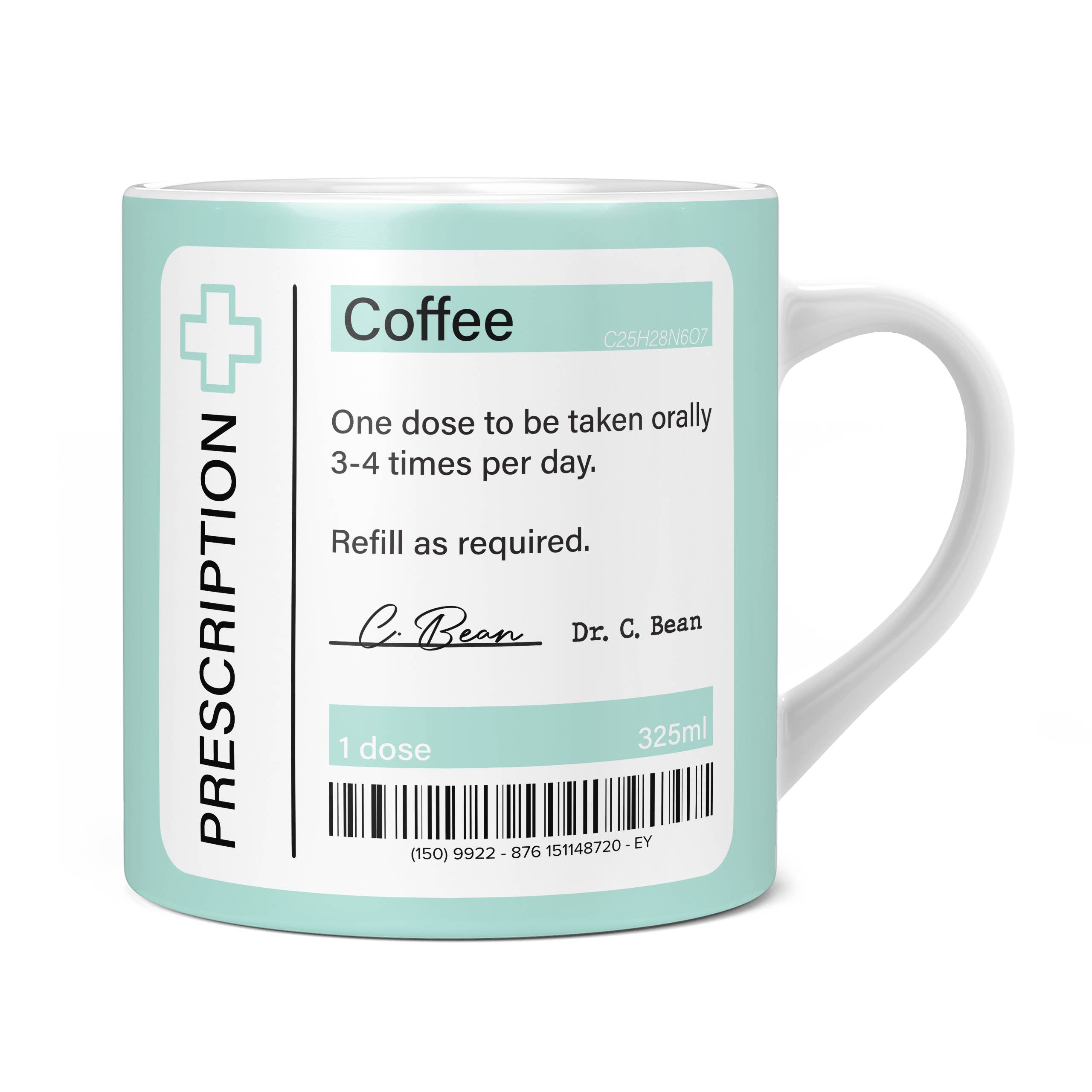 Mug Monster – wholesale Kaffekoppar – Kaffe receptbelagd mugg rolig present till apotek/apotek7