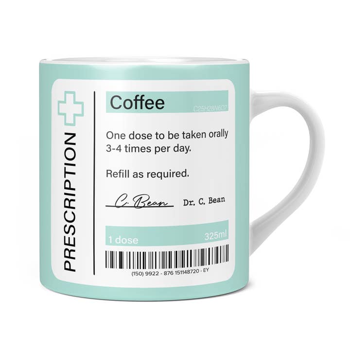 Mug Monster – wholesale Kaffekoppar – Kaffe receptbelagd mugg rolig present till apotek/apotek7