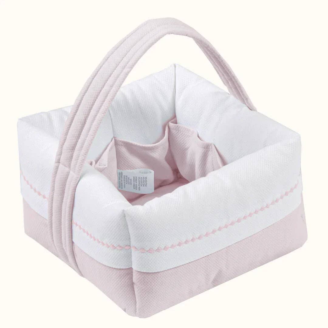 Pim-Pam-Pum – wholesale Basket – Kids & baby – Sweet Pink Woven Basket1