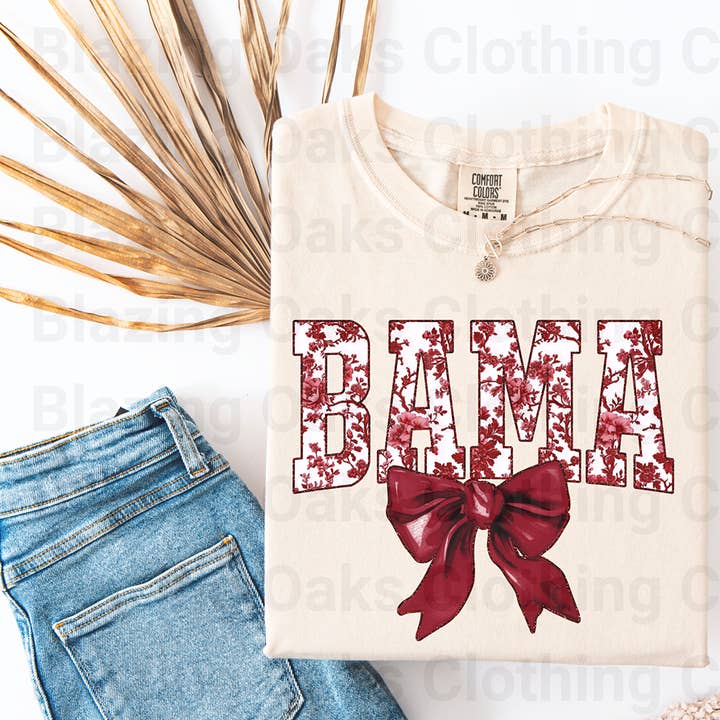 Bama Coquette Kurzarmhemd für den Großhandel von Blazing Oaks Clothing Company