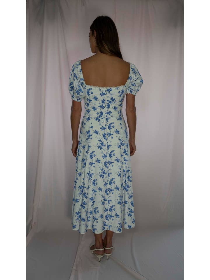 Timeless London - Vente Robe – femme - Robe bleu cèdre1
