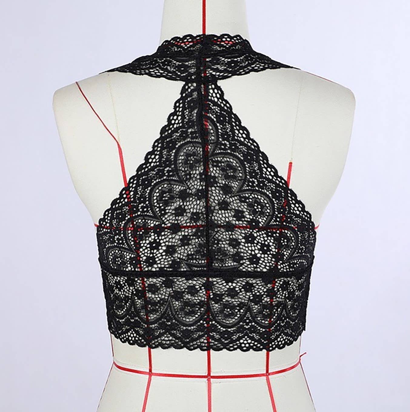 Tourtiwi - Vendita all'ingrosso Intimo - Donna - Biancheria intima sexy con reggiseno all'americana in pizzo6