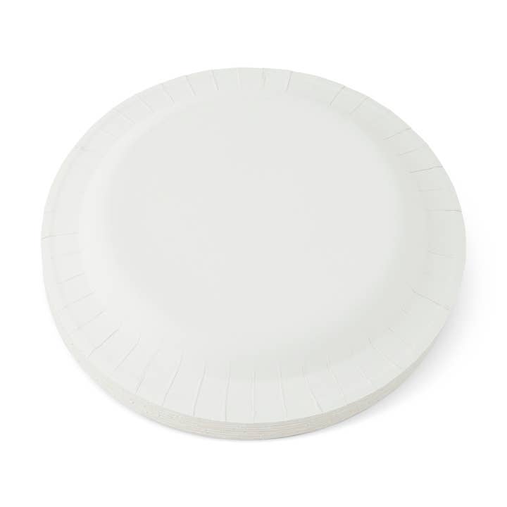 Core Home - Wholesale Disposable Plate - 16pk Round Lunch Plate - Bows1