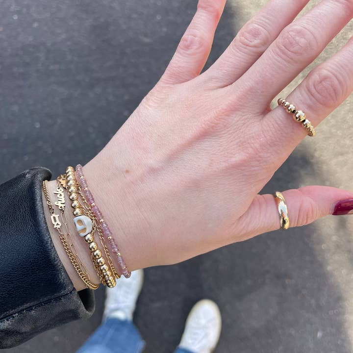 Gioielli By Gabriella - Wholesale Beaded Bracelet - Amalfi Bracelet - Pink Sapphire2