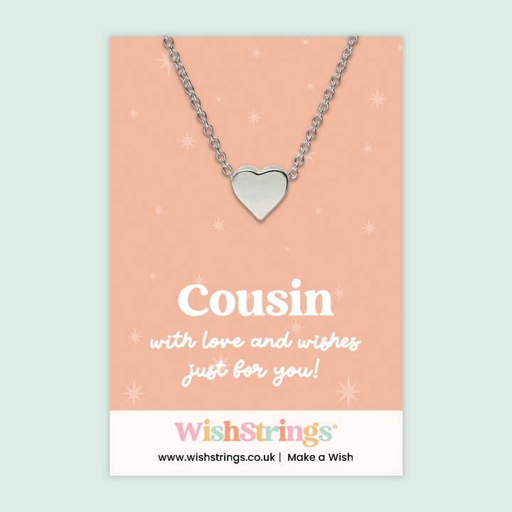 Prima - Collar de Corazón - J258 para venta al por mayor de WishStrings