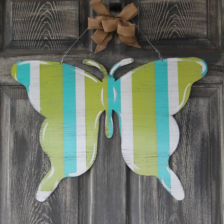 Steel Southern Designs – wholesale Door hanger – Outdoor Metal Art Butterfly8