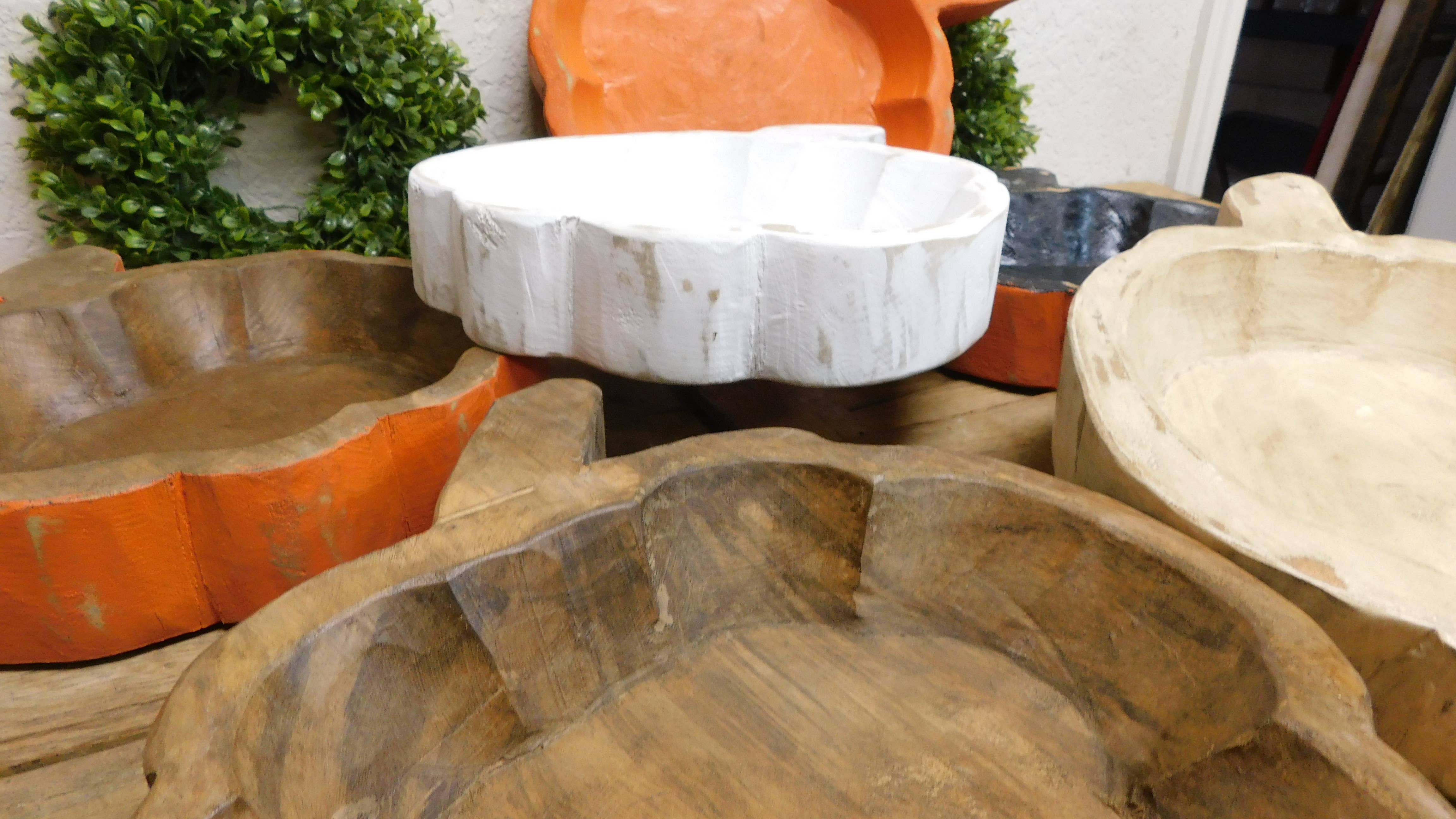 My Amigos Imports - Wholesale Decorative Plate/Dish/Bowl - Large Pumpkin-Home Decor #2-Large Pumpkin-CLEARANCE SALE-$156