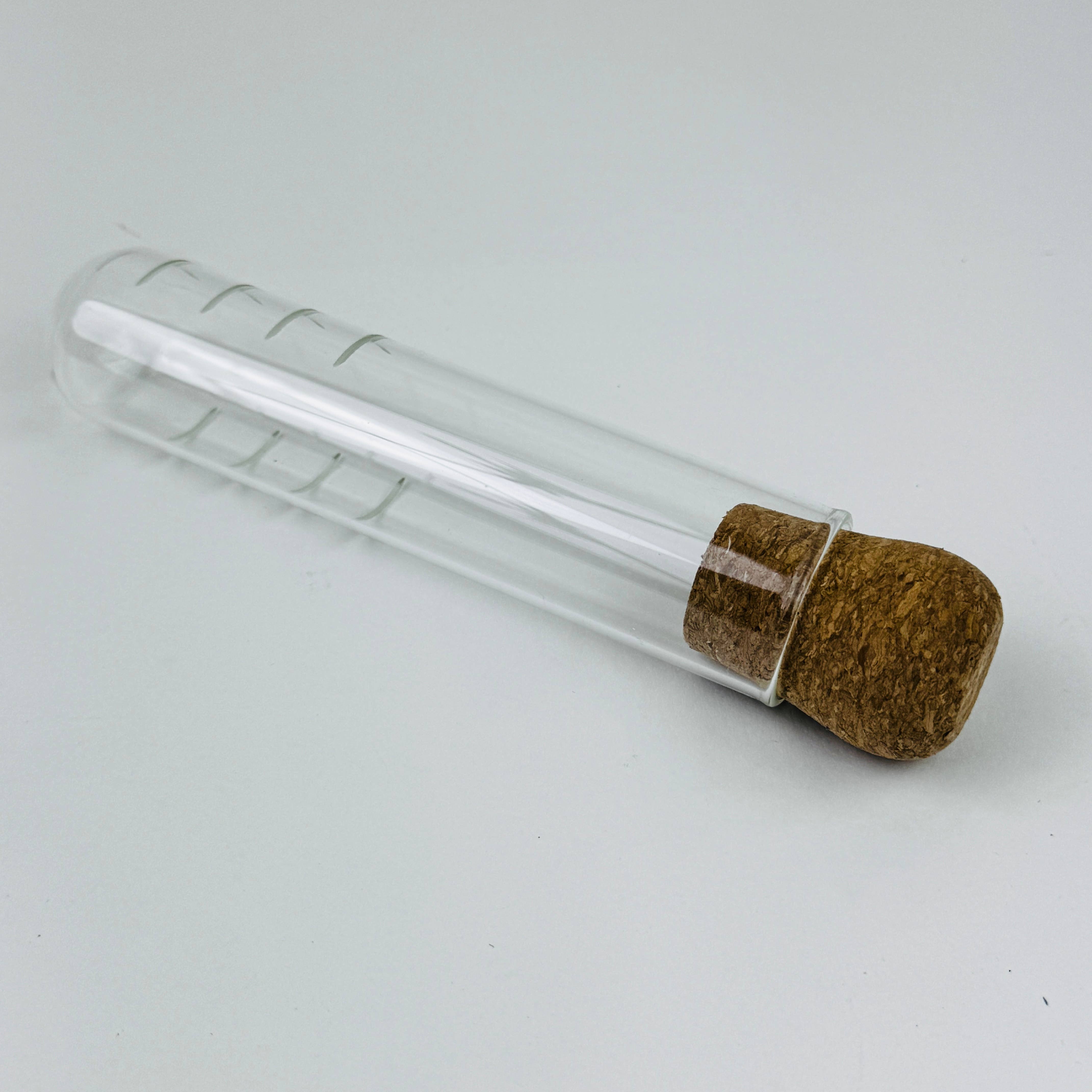 FlowerTeas - Wholesale Tea Strainer/Infuser - Bulk Barrel Glass Cork Top Tea Infuser #72