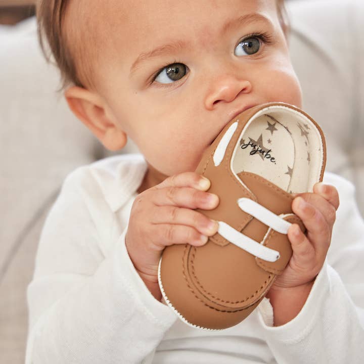 JuJuBe - Wholesale Shoe Accessories - Kids & Baby - Eco Steps - Boat Shoe Brulee Brown9