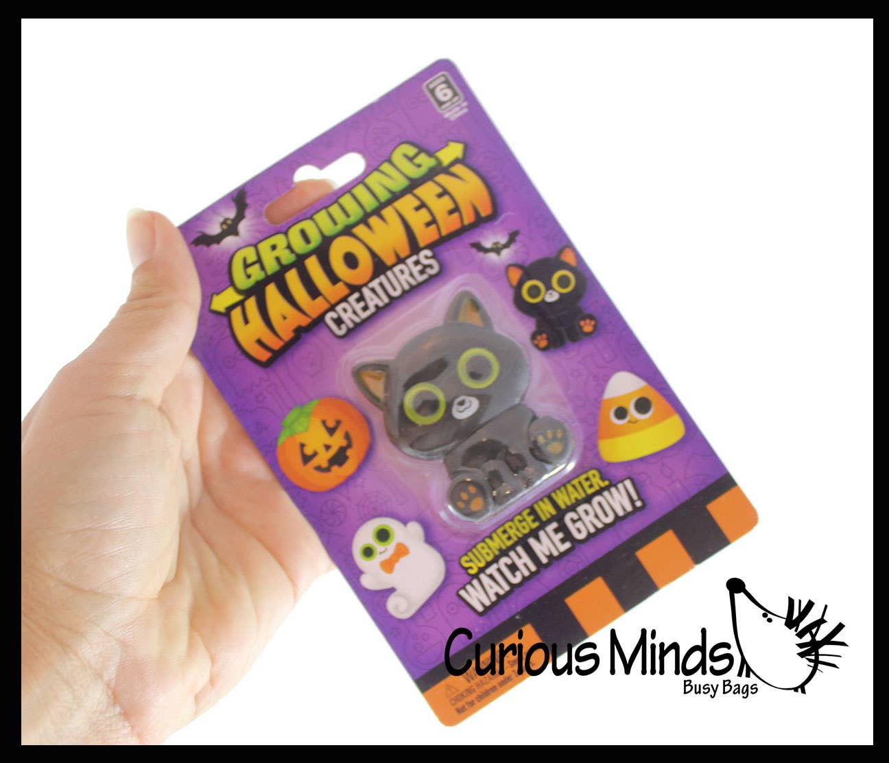 Curious Minds Toys - Wholesale Toy Set - Kids - 1 Halloween Grow a Character in Water - Add Water and it Gro8