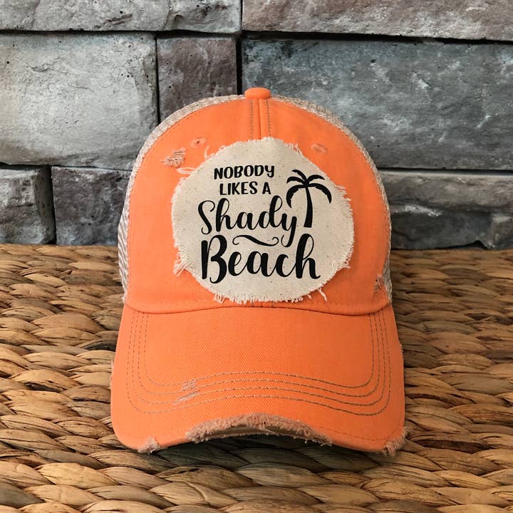BohoGroove - Wholesale Trucker Hat - Women's - Nobody Likes a Shady Beach