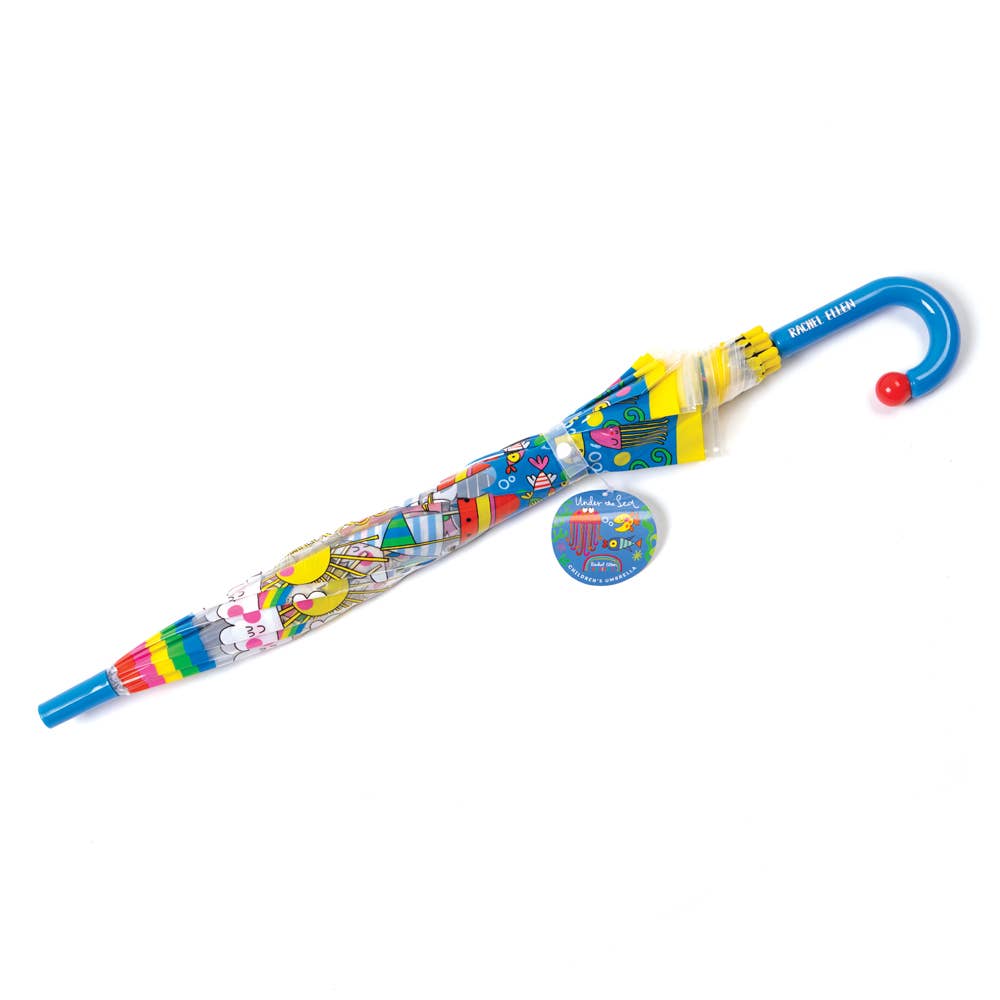Rachel Ellen Designs – wholesale Umbrella – kids – Umbrella - Under the sea3