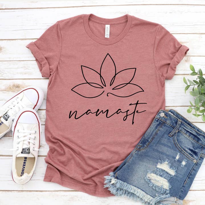 Namaste T-shirt - Bella Canvas for wholesale by Printliss