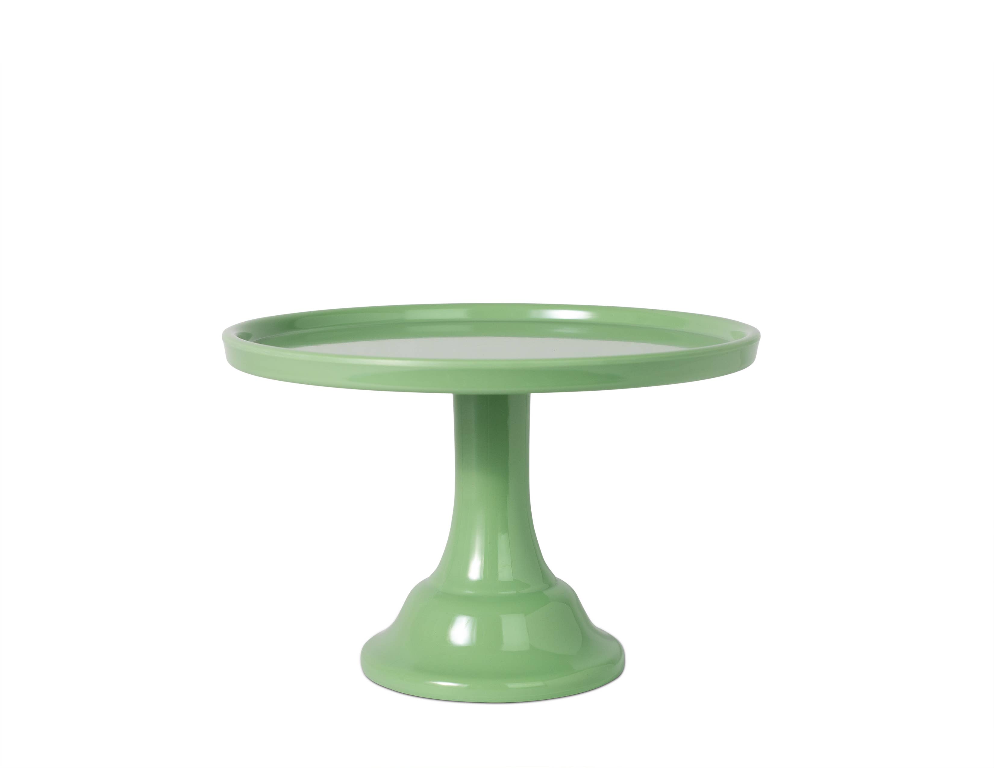 Joyeux Company - Venta al por mayor Soportes para tartas - Soporte para pastel pequeño de melamina - Verde salvia 21,6 cm1