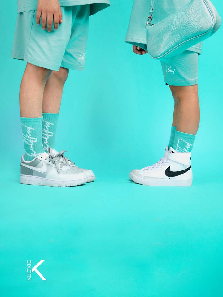 Calcetines Kult Signature Crew en menta para venta al por mayor de KULTKID