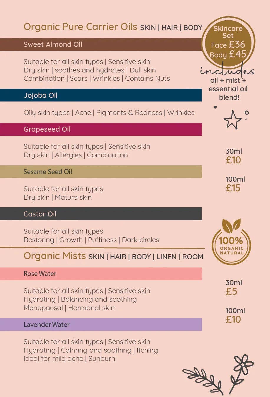 B Calm Ltd - Wholesale Bath/Body Oil - Sweet Almond Organic Carrier Oil 100 ml6