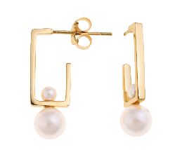 ARTE NOVA - Wholesale Dangle Earrings - Brincos Prata Pérola0