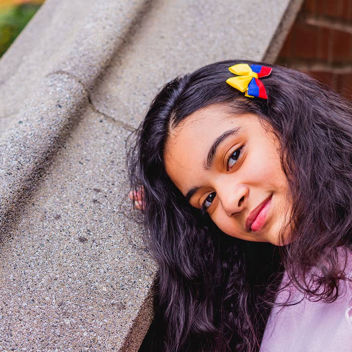 QXP Shop - Venta al por mayor Lazo para el pelo - Mujer - Lazo de pelo bandera de Colombia