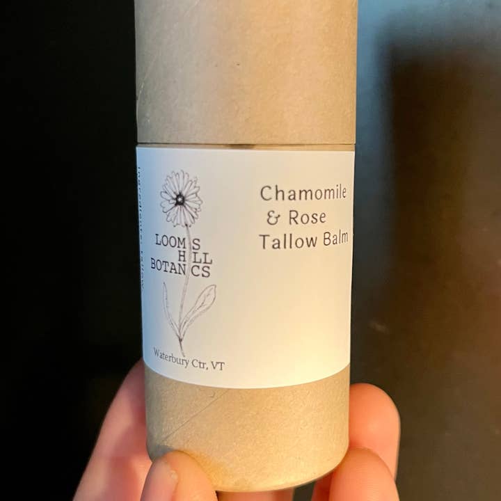 Kamille & Rose Talg Balm for engroshandel hos Loomis Hill Botanics
