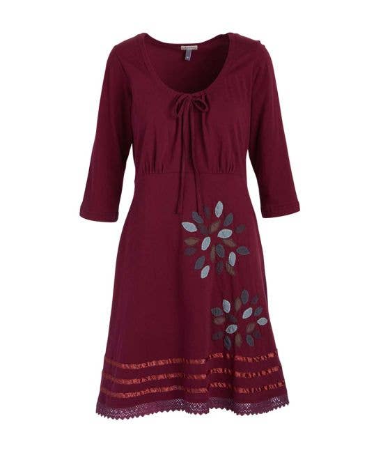 The Collection Royal / Royal Handicrafts - Vendita all'ingrosso Vestito - Donna - Abito in cotone con patchwork0