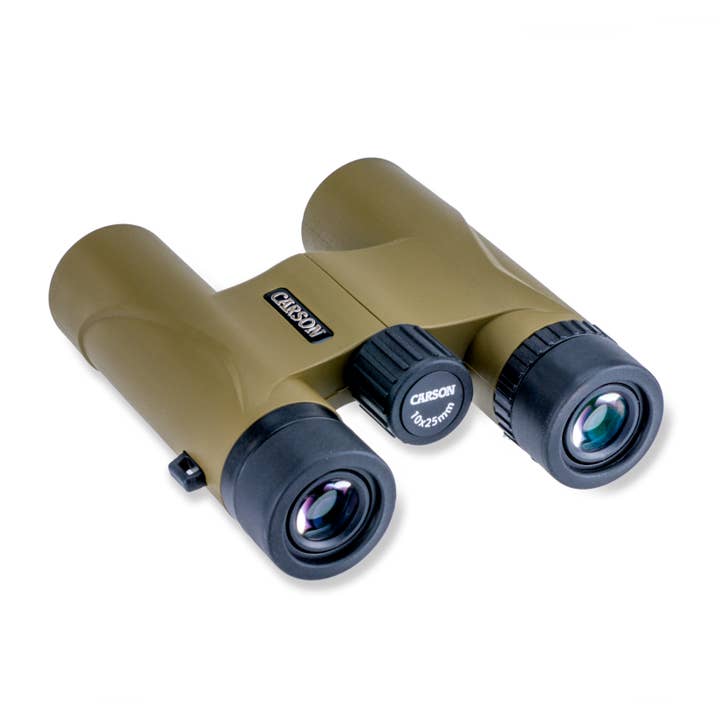 Carson - Wholesale Binoculars - Stingerâ„¢ 10x25mm Compact & Lightweight Binoculars, Olive Grn
