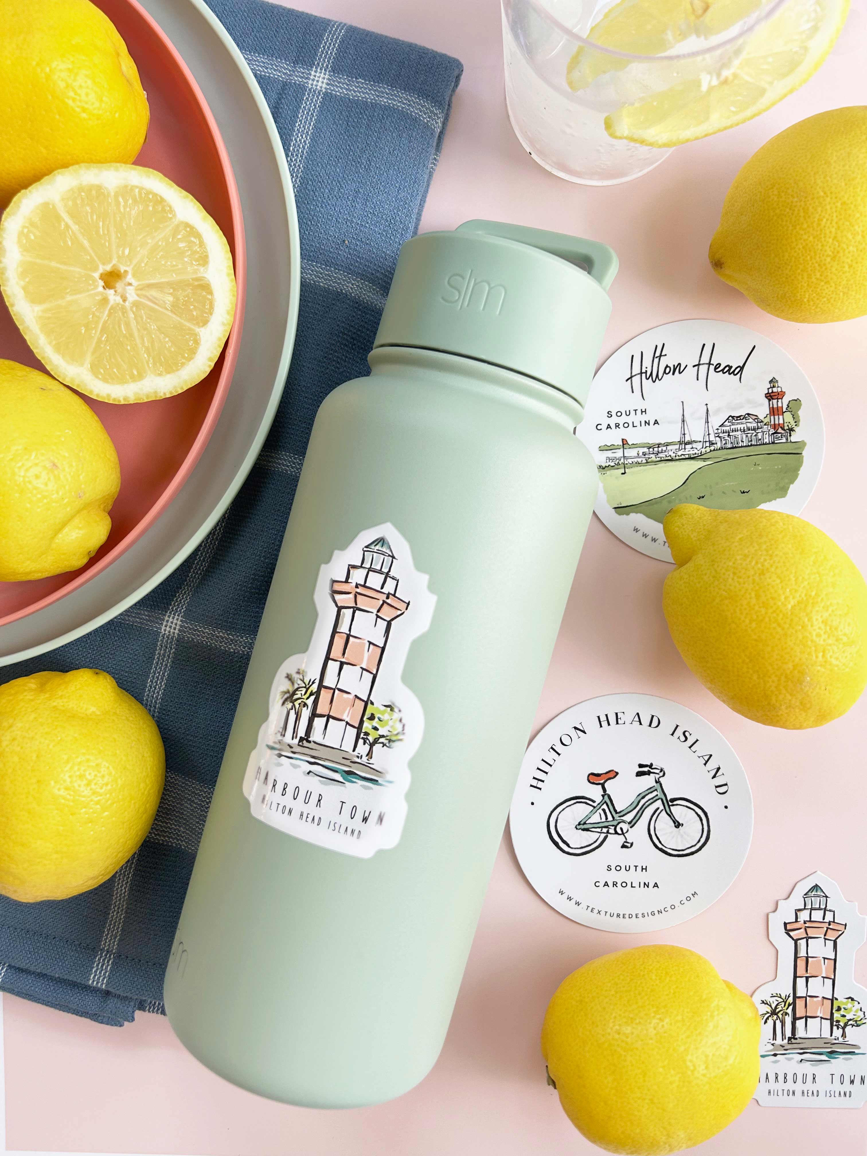 Texture Design Co – Engroshandel Klistermærke – Sherbet Painted Streets - Hilton Head klistermærke4