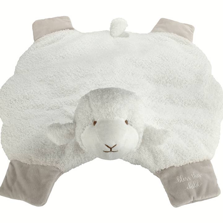 Plush Baby Lamb Floor Mat Toy for wholesale by Lillian Rose