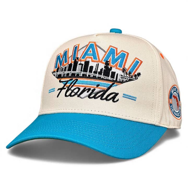 Shells Vintage Hat Co. – Großhandel Basecap – Unisex – Miami Snapback - Der Marino4