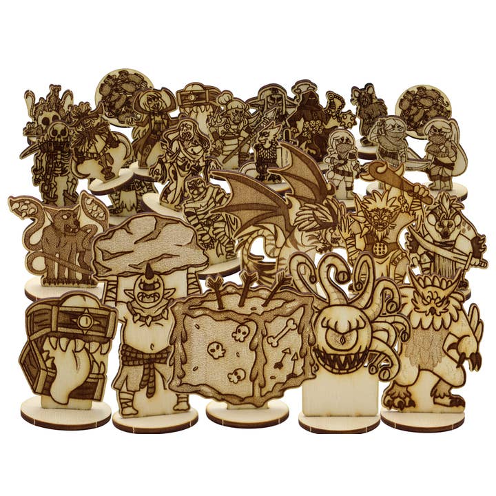 Kit Monstro (Conjunto de 90) por atacado de CorvidArts