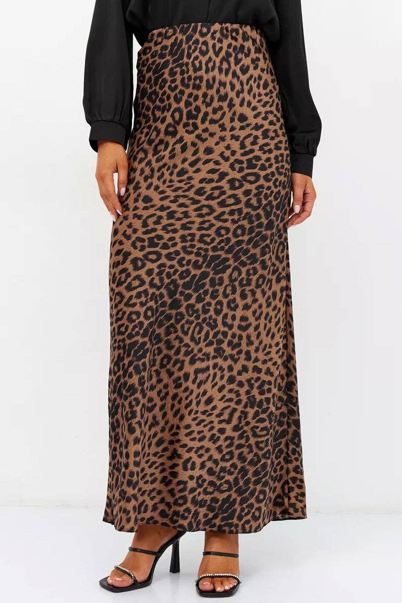 Mccolin - Wholesale Skirt - Women's - Leopard Print Skirt7
