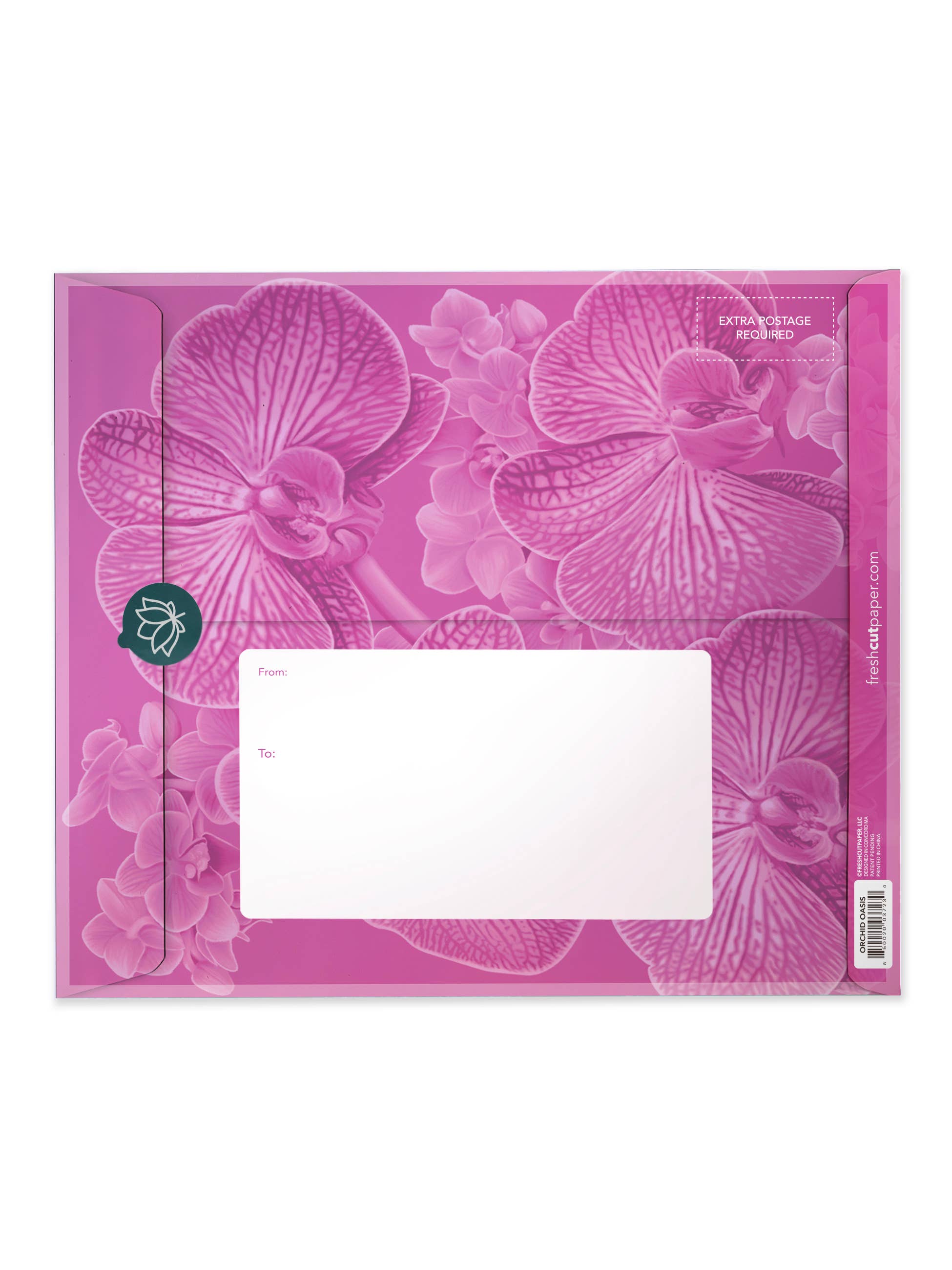 FreshCut Paper LLC - Wholesale Everyday greeting card - Orchid Oasis (8 Pop-up Greeting Cards)9