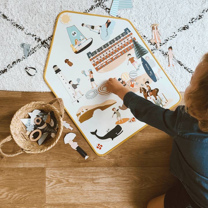 Ma Cabane à Rêves - Wholesale Magnet Board - Cabin magnetic whiteboard - Honey4