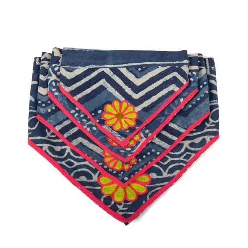 Dog with a Mission - Wholesale Pet Bandana - Dog - Bandana Maya Blue0