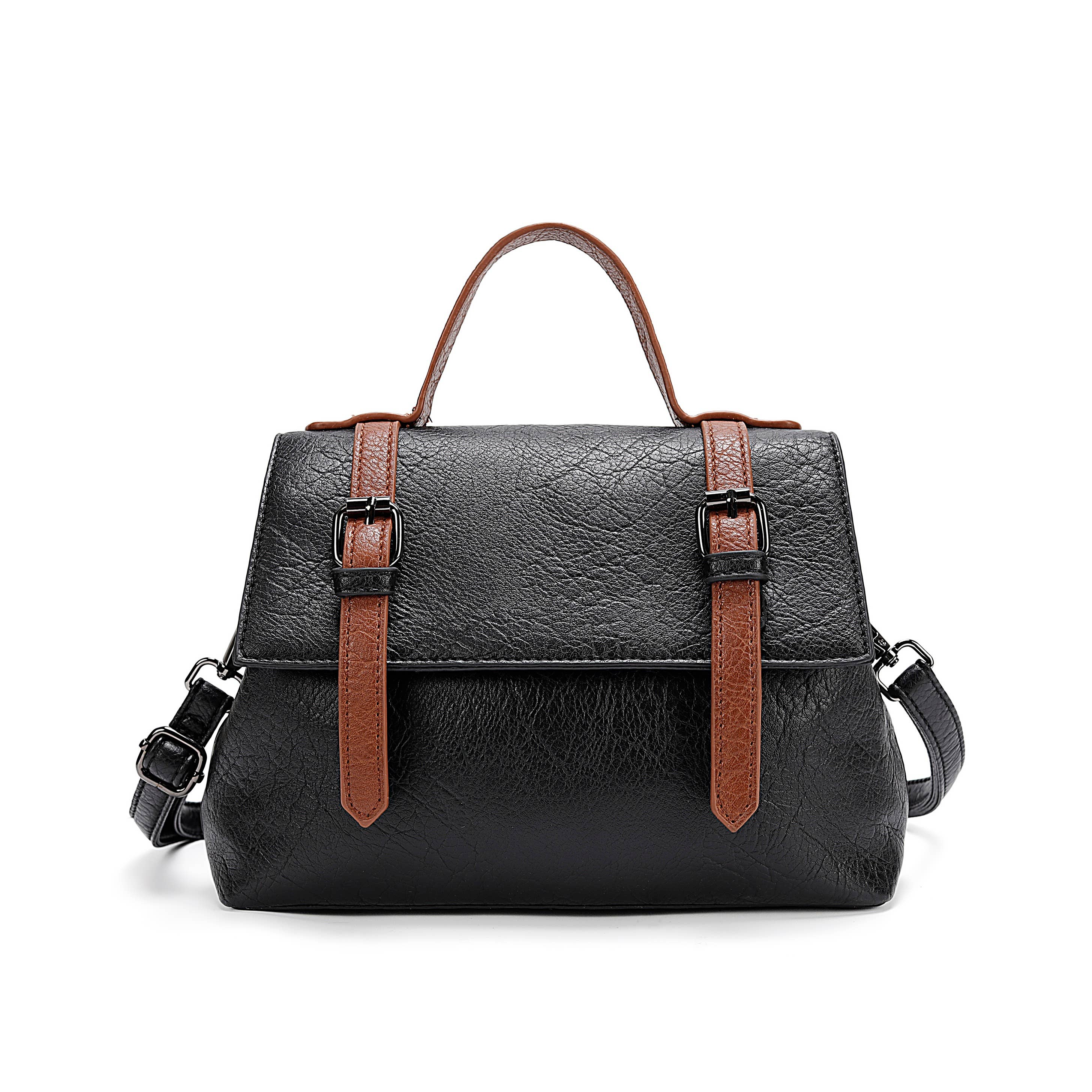 Superbia – Mala com alça superior – Mulher por atacado – Mala de Mão Bicolor em Pele Sintética Superbia (Gama Carla)0