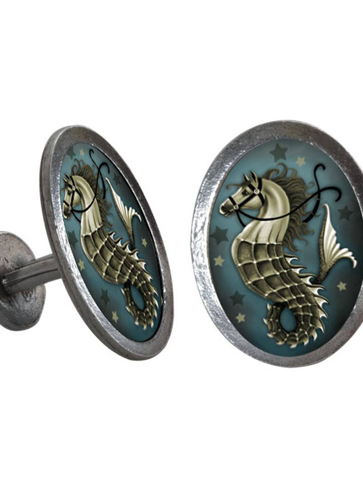 Boutons de manchette hippocampe pour la vente par Classic Hardware