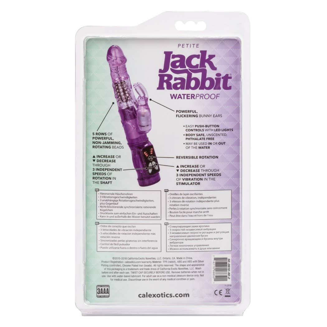 CalExotics - Wholesale Sex Toy - Jack Rabbit® Petite Jack Rabbit® - Purple3