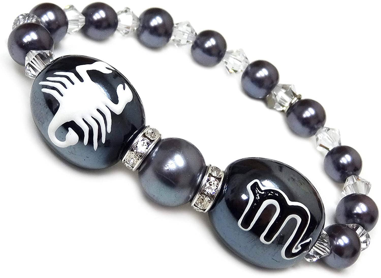 Fiona Accessories – Großhandel Perlenarmband – Sternzeichen Swarovski Perlen Stretch Armband Sternzeichen Schmuck18