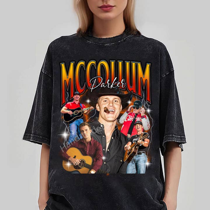 Vintage Parker McCollum Country Concert Cowboy Unisex T-Shir for wholesale by TheKingShirt