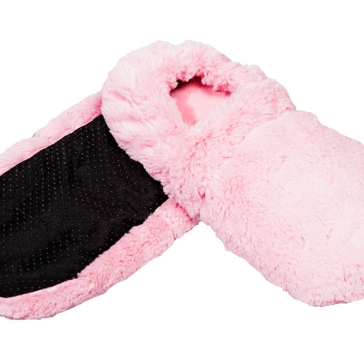 PINK HOT WATER BOTTLE SLIPPERS for wholesale by L'artisan du bien être