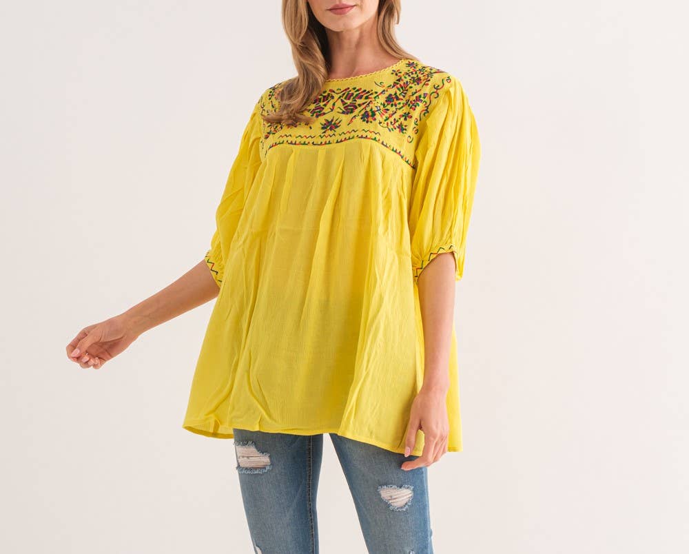 Raj Trading & Imports (USA) Inc. - Vendita all'ingrosso Camicetta - Donna - Top Ricamato Miley7